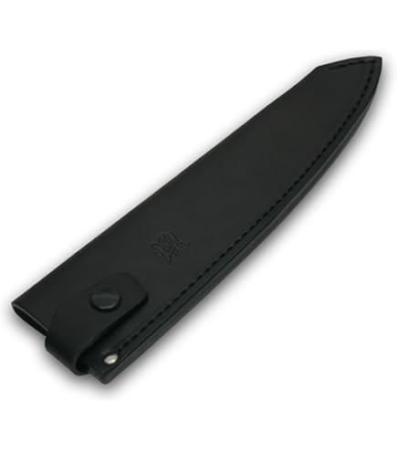 Amazon.co.jp: 堺一文字光秀 包丁ケース 手作り 革製鞘（さや）(ぺ