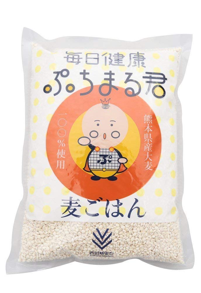 【51%OFF】【422円（定期便380円）】 西田精麦 熊本県産 大麦 毎日健康 ぷちまる君 1kg