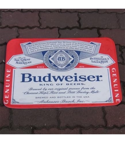 Amazon | 玄関マット (バドワイザー) ビール ロゴ フロアマット