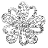 ブローチ ラインストーン