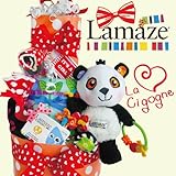 出産祝いＬＡＭＡＺＥ　ｐａｎｎｄａ　ぬいぐるみ付きおむつケーキ