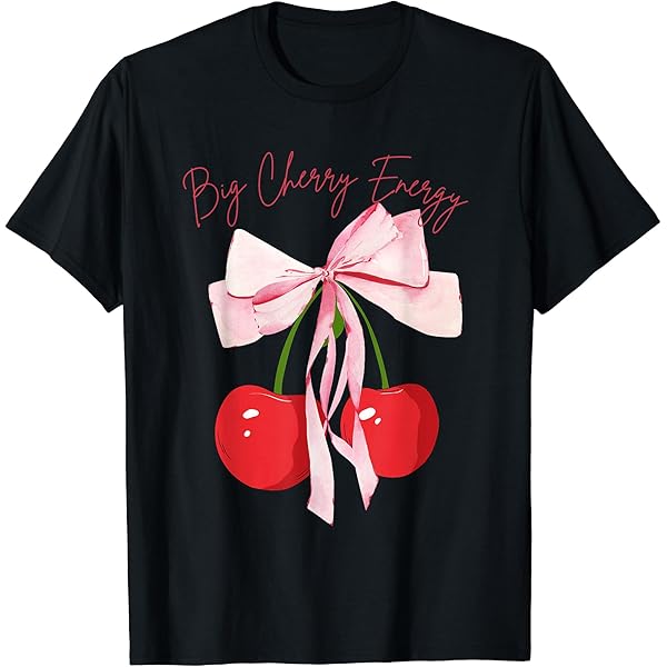 Amazon | さくらんぼ かわいいチェリーピンクチェリー Tシャツ | T