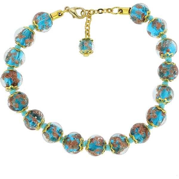 Murano Glass 多色ビーズブレスレット新品未使用品 Amazon.co.jp: GlassOfVeniceムラーノグラスサマーソ