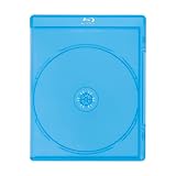 COMCOM 6mmスリムBDケース(ブルーレイケース) 2枚収納 Blurayロゴ付 【10個セット】