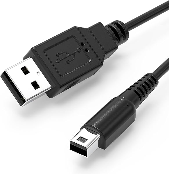 3DS 充電器 充電ケーブル USB電源コード 1.2m New3DS New3DSLL 3DS 3DSLL i2DS DSi DSiLL 2DSなど用 耐久性あり - 1