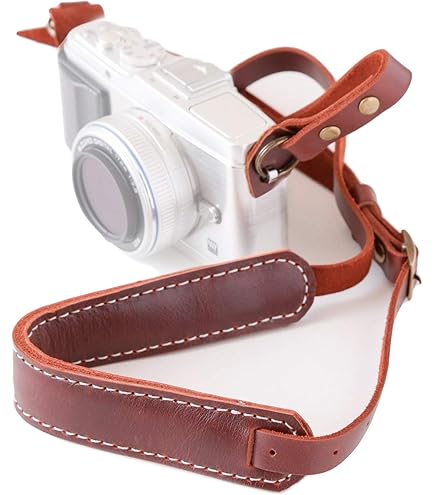 Amazon.co.jp: OLYMPUS ショルダーストラップ ホワイト 本革 CSS