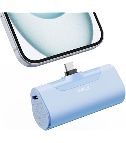 Amazon | iWALK モバイルバッテリー タイプc 【直挿しできる・20W急速