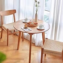 Amazon｜MU RONG ダイニングテーブル 丸テーブル 円形 アメリカ