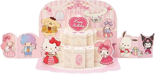 サンリオ バースデーカード キャラクターミックスケーキ BD71-2（サンリオ）の商品画像