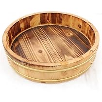Amazon｜おひつ 寿司桶 飯台 木製 天然木 28cm キッチン用品