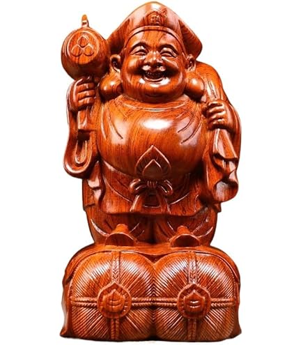 Amazon｜仏像 大黒天様像 置物 開運招福七福神 大黒天 木彫り