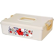 Amazon.co.jp: Nishikasei Storage Case Little Mei Patch Box Beige