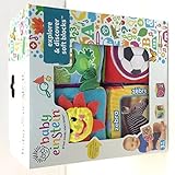 Baby Einstein Explore and Discoverソフトブロックおもちゃ、ベビー学習おもちゃ4-blockセット
