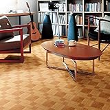 シンコール 住宅用クッションフロア Ponleum 木目 ウッド調 オーク2 タイル ( 巾1.8m 長さ1m x ご注文数) 型番: E6123 03M