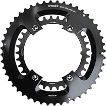 STONE チェーンリング 48-33T BCD110 SHIMANO Stone 110bcd ダブルチェーンリング シマノ 12S 5ボルトクランク 12