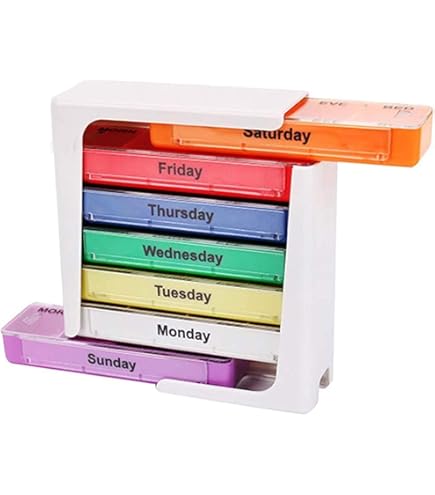 Amazon.co.jp: 霜山 ピルケース ピルオーガナイザー 薬ケース ぴるけー