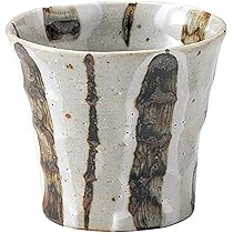 美濃の古陶 Amazon｜美濃焼 呑む器 削ぎ入り ロックカップ 太錆十草 K43137