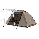 Naturehike Cloud Steam Backpacking Tent, Easy Set Up and Access, Spacious Roomy for 2-3P, 3000MM Waterproof, UPF50+ for Campi