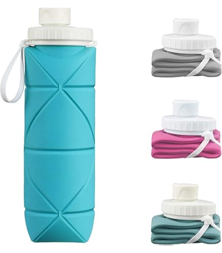 Amazon｜パタメル 折りたたみ 水筒 シリコンボトル 超たためる 500ml