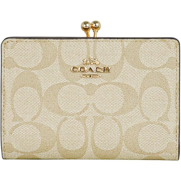 COACHコーチ ぺブルレザー キスロック がま口 ノラ ブルーベリー 財布 COACH】コーチ ぺブルレザー キスロック がま口 ノラ