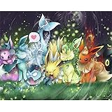 Amazon Artaslf 5d Diyスクエアダイヤモンド塗装ポケモンクロスステッチダイヤモンド刺繍パターンラインストーン家の装飾 40x60cm非フレーム 刺しゅうキット 通販
