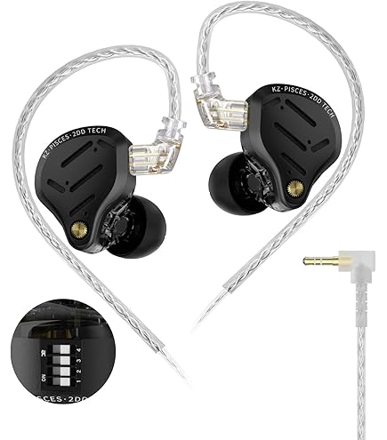 KZ Decet 5DDイヤホン(マイクなし/スイッチ付き)+4.4mmケーブル KZ Decet 5DDイヤホン(マイクなし/スイッチ付き)+4.4mmケーブル