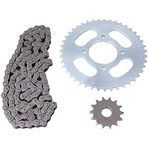 ホンダ 純正 フロントスプロケット リアスプロケット ドライブチェーン セット Amazon.co.jp: スズキ GN125 等 フロント リア スプロケット ドライブ