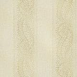 Kenneth James 2618-21329 Arcades Paisley Stripe Wallpaper, Beige [並行輸入品]