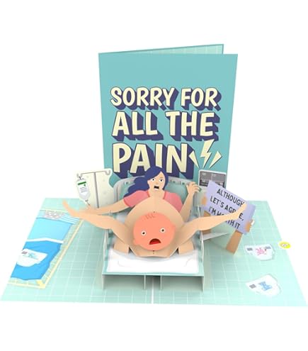 Unhinged 'Bear Minimum' 3D Pop-Up Card Funny Birthday Card Anniversary Card Father's Day Card Thank You Card Funny Cards For Dad Witty Silly JokeGreeting Cards: Greeting Cards - View #10