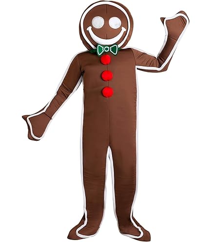 Amazon.co.jp: クリスマスコスプレジンジャーブレッドマンコスチューム