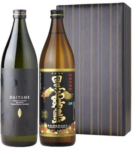 Amazon.co.jp: 赤霧島 黒霧島 霧島 3本セット【産直 誕生日 ギフト