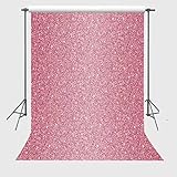 FUERMOR Background 5x7ft Millennium Pink Shinny Spots Photography Backdrop Children Baby Photo Props