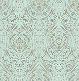 【サンプル専用】貼ってはがせるシール壁紙 NuWallpaper　 Nomad Damask Peel and Stick Wallpaper / NU2079