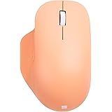 マイクロソフト Bluetooth エルゴノミック マウス 222-00047 : ワイヤレス 快適操作 右手用 長寿命 バッテリー BlueTrack Bluetooth (ピーチ) Windows Surface 対応