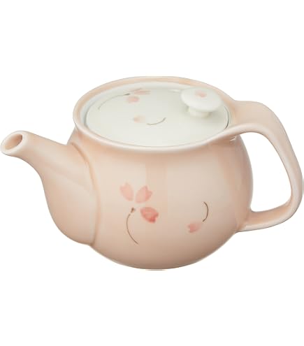 Amazon | 工房ゆずりは 紅彩京花 平急須 急須 瀬戸焼 手造り 手描き