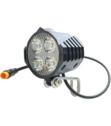 Amazon | Ebike LEDヘッドライト、24/36v 電動自転車フロントライト