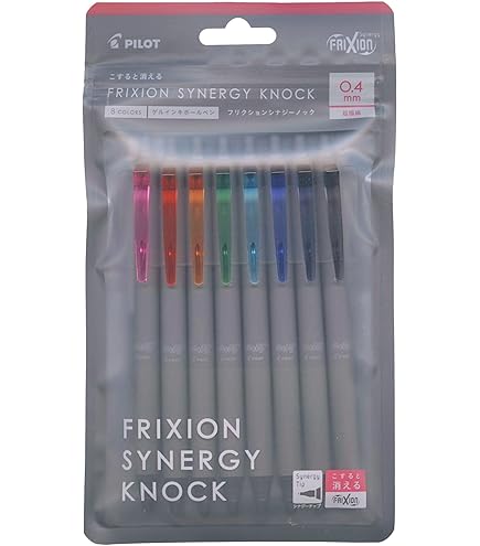 Amazon | Pilot Frixion Ball Knock Retractable Erasable Gel Ink