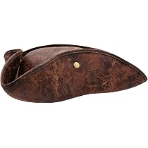Adult Brown Pirate Tricorne Hat Tri 
