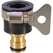 Amazon | Vitalux 蛇口用ホース接続コネクター 15-22mm対応 ゴールド