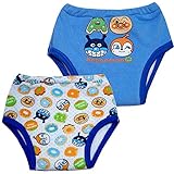 6重層 トイトレトレーニング アンパンマン おむつはずし パンツ【2枚組】 ANPANMAN 肌着 pz-ia5748 95cm ブルー