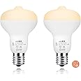 aurogeek 人感センサー電球 LED電球 E17口金 4.2W センサー照明 40W相当 明暗センサー付 電球色 500LM 2700K 廊下灯 玄関灯 自動点灯 消灯 洗面所 階段 2個セット