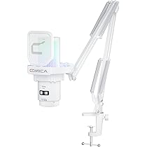 Amazon.co.jp: Comica USBコンデンサーマイク ゲーミングマイク ブーム