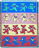 グレイトフルデッドベア GRATEFUL DEAD BEAR ブランケット GD DANCING BEAR WEAVED RUG