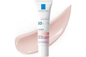 La Roche-Posay UV Idea XL Protection Tone-Enhancing Rose+ Sunscreen Makeup Primer, UV Tone-Enhancing Moisturizing Face Sunscreen, SPF50+ PA++++, Radiance, Transparency, Natural Glow, Dullness, UV