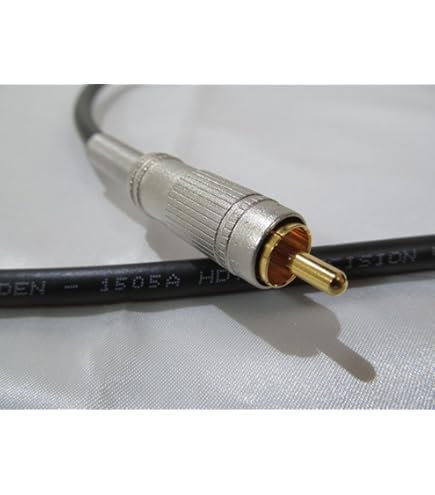 Amazon | BELDEN 1506A 75Ωデジタル同軸 RCAケーブル 黒 [圧着式