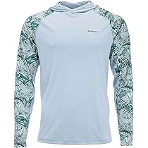 Amazon | Simms solarflex hoody print Slamdown Steel Blue
