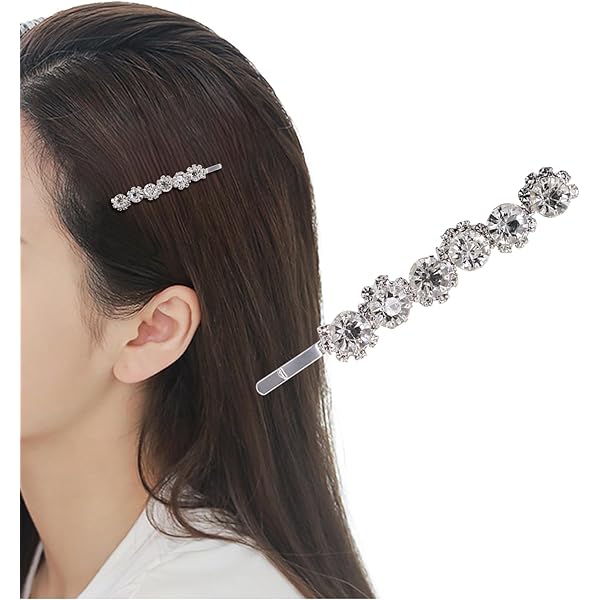 Amazon | [Herbeluemily] ヘアピン ラインストーン ビジュー 2本セット