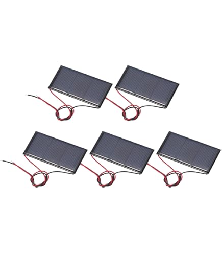 Amazon | uxcell ソーラーパネル 多結晶太陽電池パネル 6V 60mA 72mm x