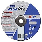 Norton Blue Fire Foundry Depressed Center Abrasive Wheel, Type 27, Zirconia Alumina and Silicon Carb