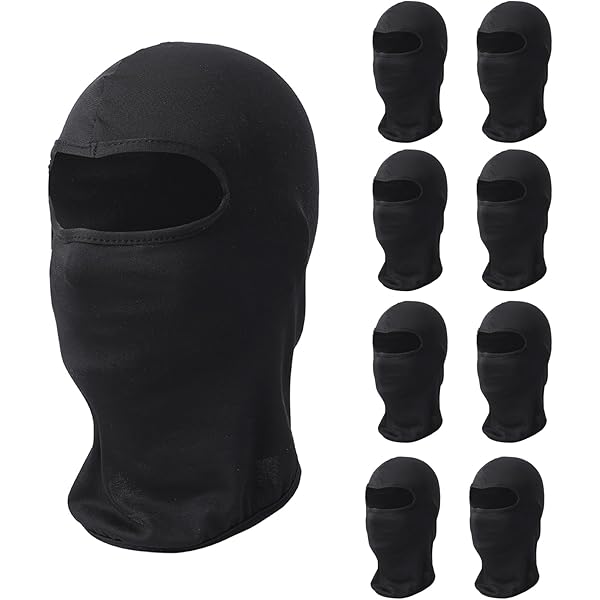 Amazon.co.jp: [Rurumi] 目出し帽 フェイスマスク 9枚セット